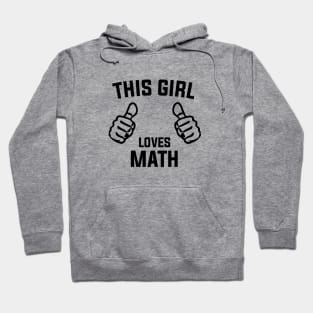 This Girl Loves Math Hoodie